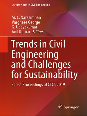 cover image of Trends in Civil Engineering and Challenges for Sustainability